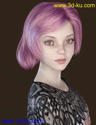 3D打印模型JingLing Character and Hair For Genesis 8 Female(s)的图片