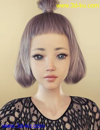 3D打印模型JingLing Character and Hair For Genesis 8 Female(s)的图片