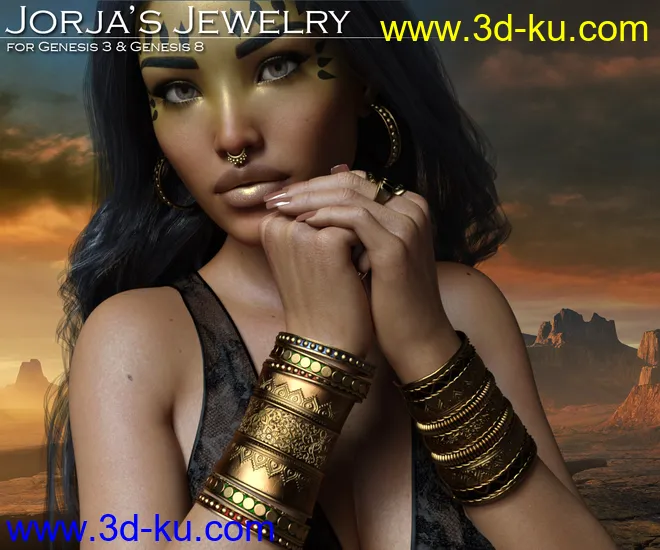 Jorja's Jewelry for the G3 and G8 Females模型的图片1