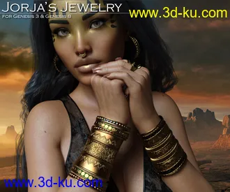3D打印模型Jorja's Jewelry for the G3 and G8 Females的图片