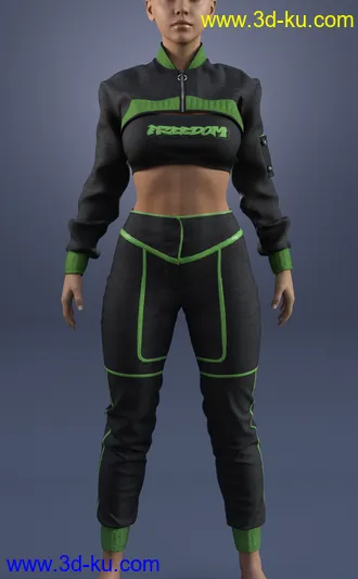 3D打印模型Jump Around Outfit for Genesis 8 Female(s)的图片