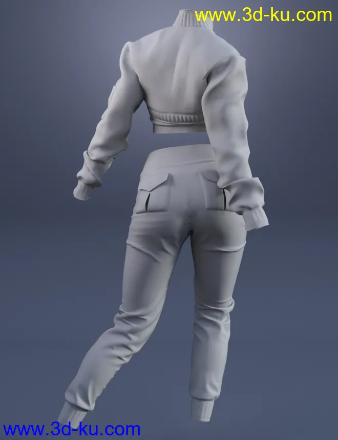 Jump Around Outfit for Genesis 8 Female(s)模型的图片8