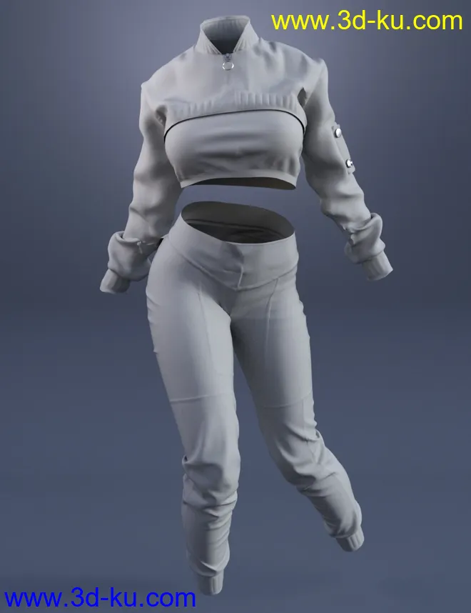 Jump Around Outfit for Genesis 8 Female(s)模型的图片9