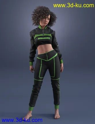 3D打印模型Jump Around Outfit for Genesis 8 Female(s)的图片