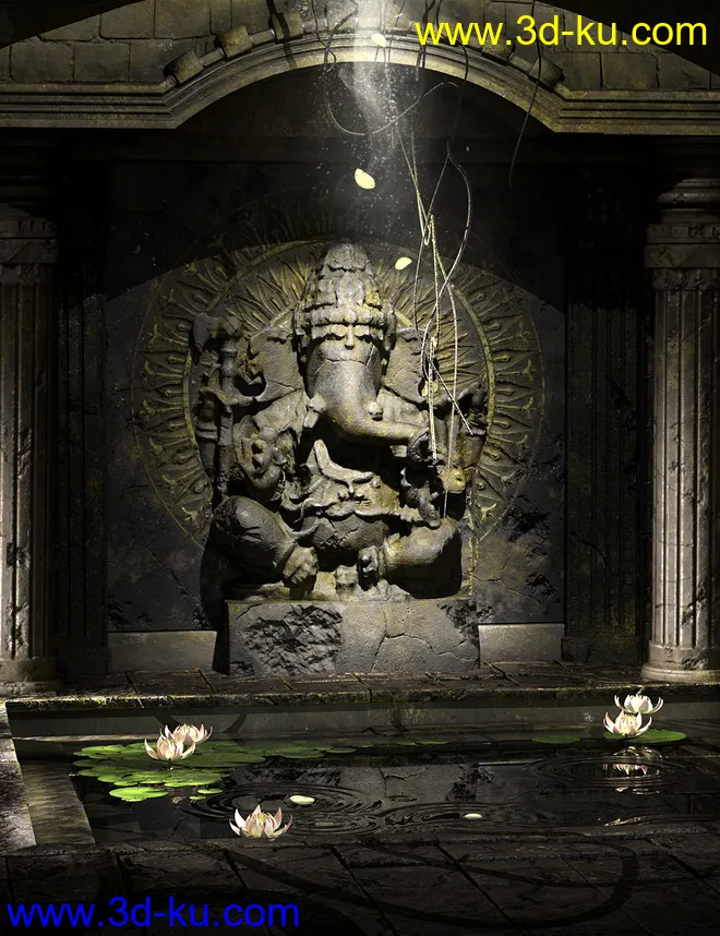 Jungle Water Temple模型的图片1