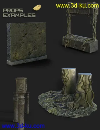 3D打印模型Jungle Water Temple的图片