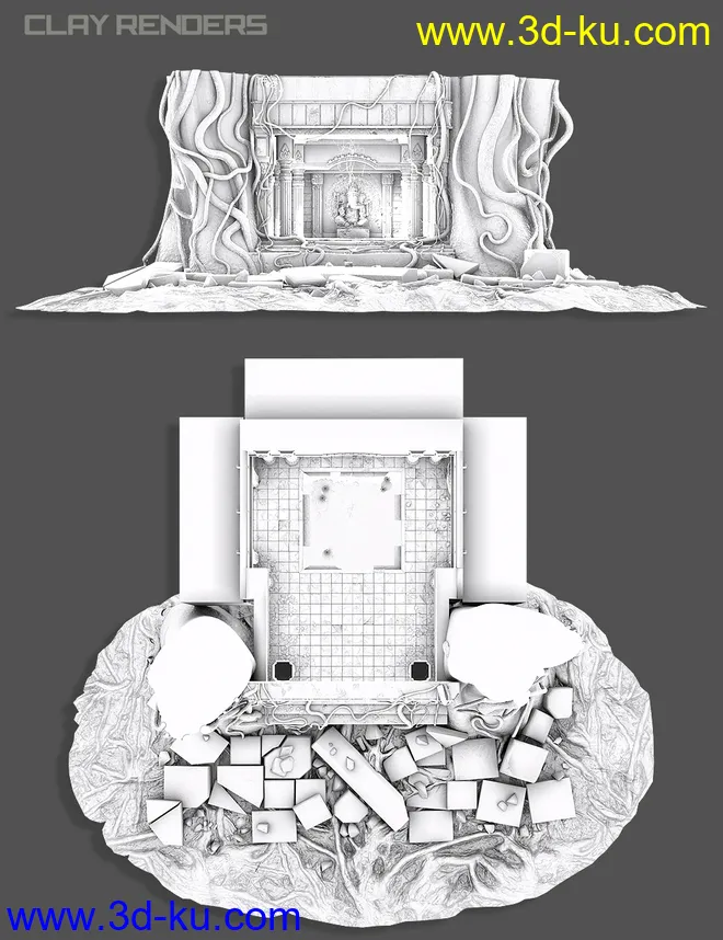 Jungle Water Temple模型的图片5