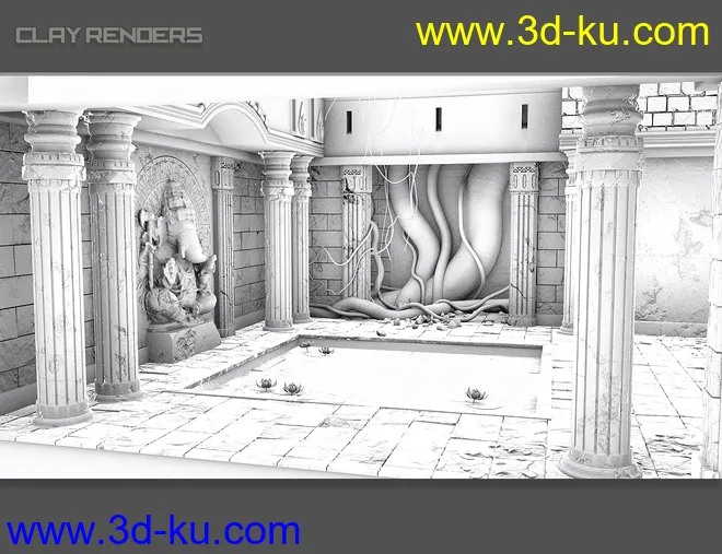 Jungle Water Temple模型的图片6