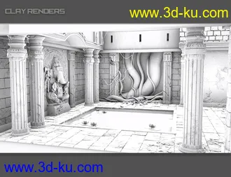 3D打印模型Jungle Water Temple的图片