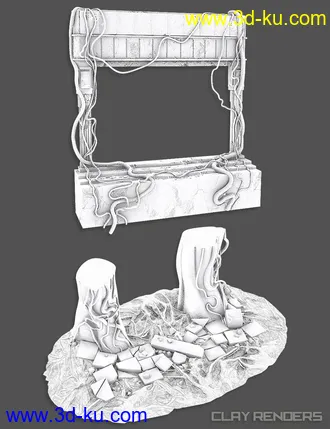 3D打印模型Jungle Water Temple的图片