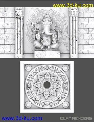 3D打印模型Jungle Water Temple的图片