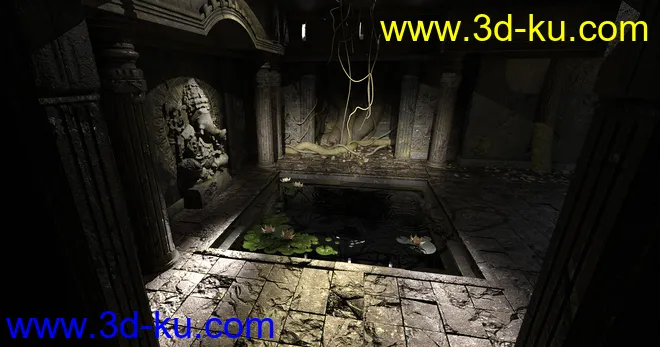 Jungle Water Temple模型的图片10