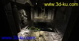 3D打印模型Jungle Water Temple的图片