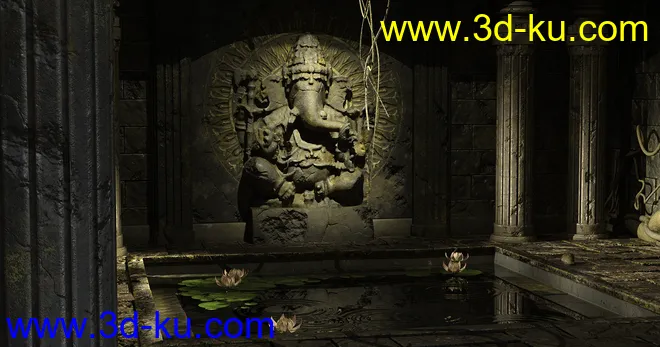 Jungle Water Temple模型的图片12