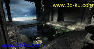 3D打印模型Jungle Water Temple的图片