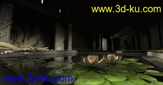3D打印模型Jungle Water Temple的图片