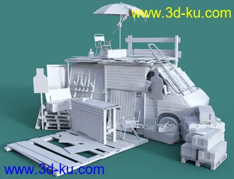 3D打印模型Junktown Gun Store的图片