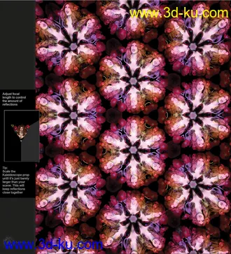 3D打印模型Kaleidoscope for Iray的图片