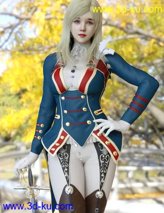 3D打印模型Keicy with Expressions, dForce Breasts and dForce Hair for Genesis 8 Female的图片