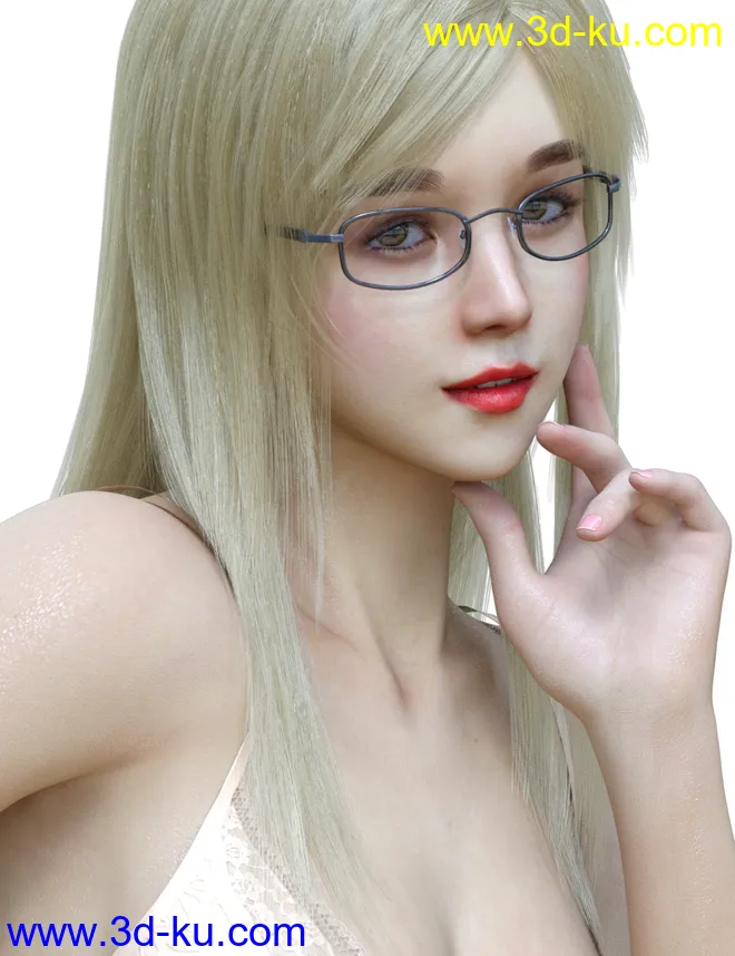 Keicy with Expressions, dForce Breasts and dForce Hair for Genesis 8 Female模型的图片15
