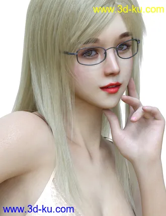 3D打印模型Keicy with Expressions, dForce Breasts and dForce Hair for Genesis 8 Female的图片