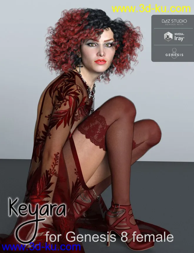 Keyara for Genesis 8 Female模型的图片1