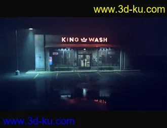 King Wash Laundromat模型的图片4