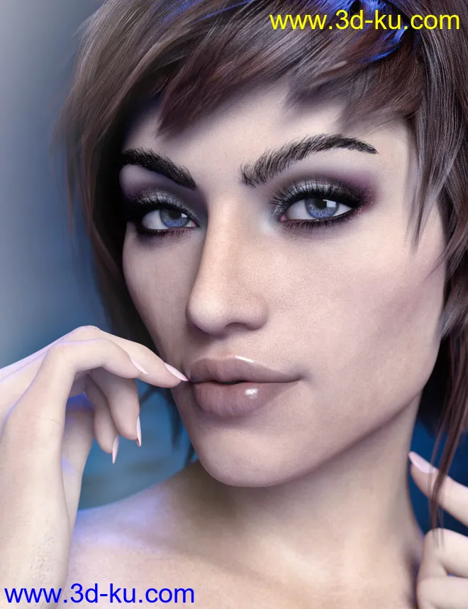 Kizzy HD for Genesis 8 Female模型的图片2