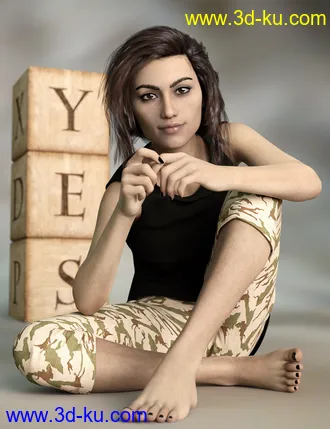 3D打印模型Kizzy HD for Genesis 8 Female的图片