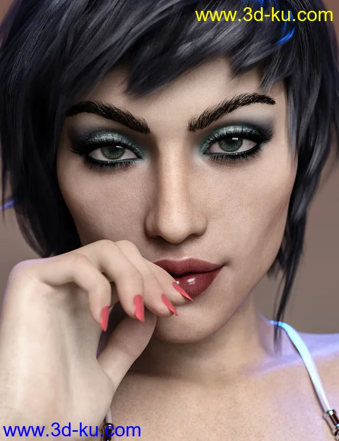 Kizzy HD for Genesis 8 Female模型的图片8