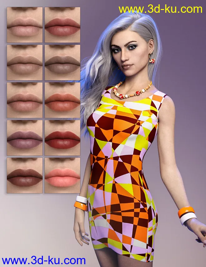 Kizzy HD for Genesis 8 Female模型的图片9