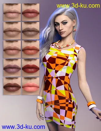 3D打印模型Kizzy HD for Genesis 8 Female的图片