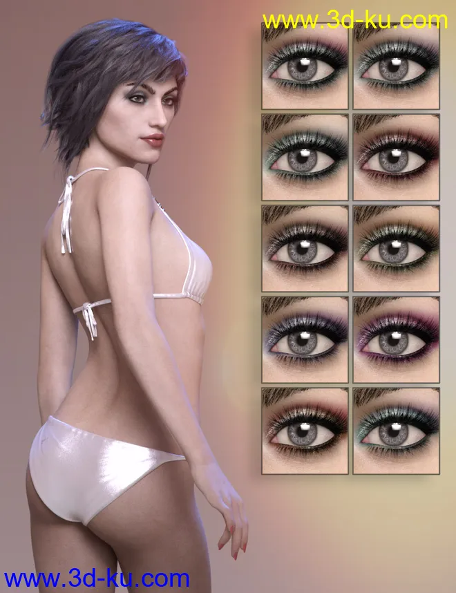 Kizzy HD for Genesis 8 Female模型的图片10