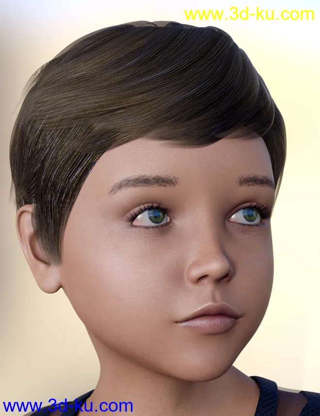 Klareyn Short Hair for Genesis 8 Female(s)模型的图片1