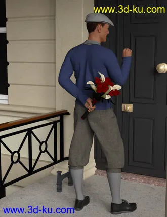 3D打印模型Knickerbockers for Genesis 8 Male(s)的图片