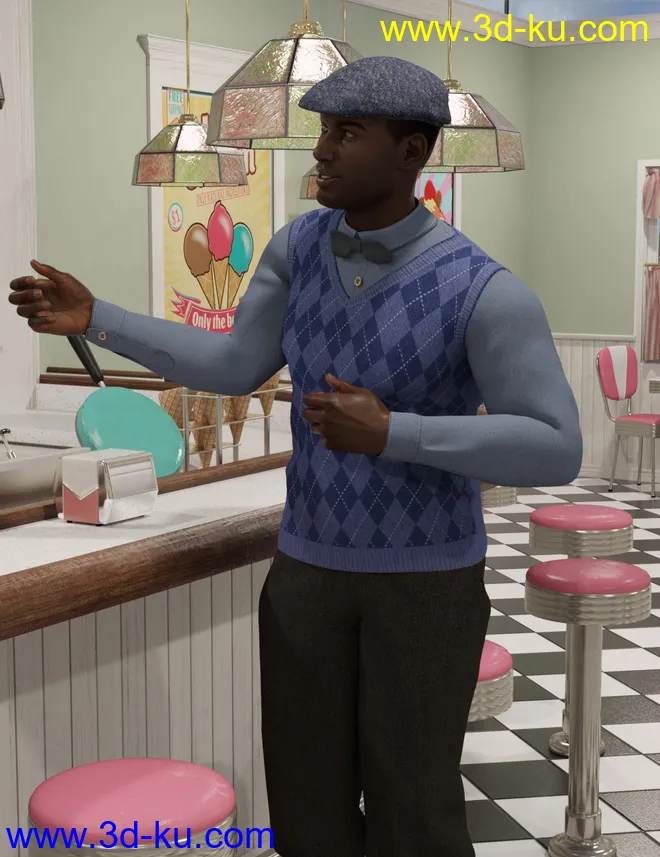 Knickerbockers for Genesis 8 Male(s)模型的图片4