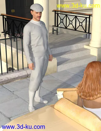 3D打印模型Knickerbockers for Genesis 8 Male(s)的图片