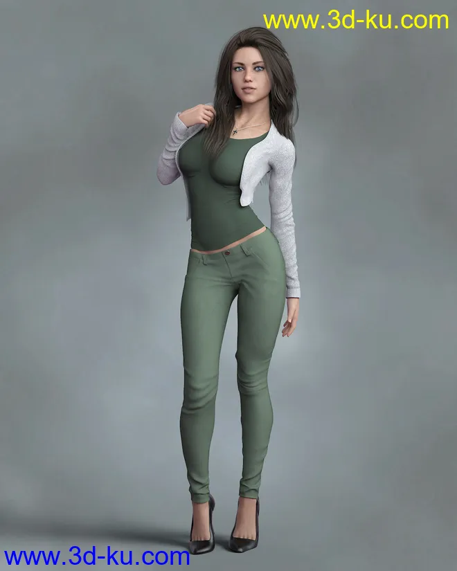 KrashWerks AMANDA for Genesis 8 Female模型的图片1