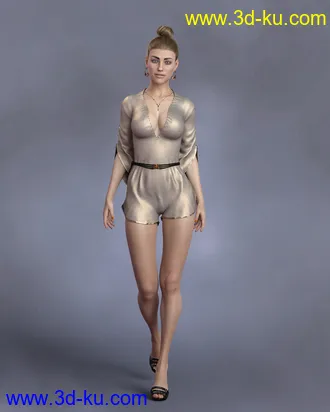 3D打印模型KrashWerks BRITTANY for Genesis 8 Female的图片