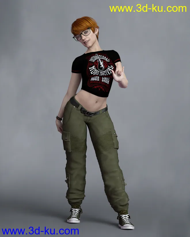 KrashWerks EFFY for Genesis 8 Female模型的图片1