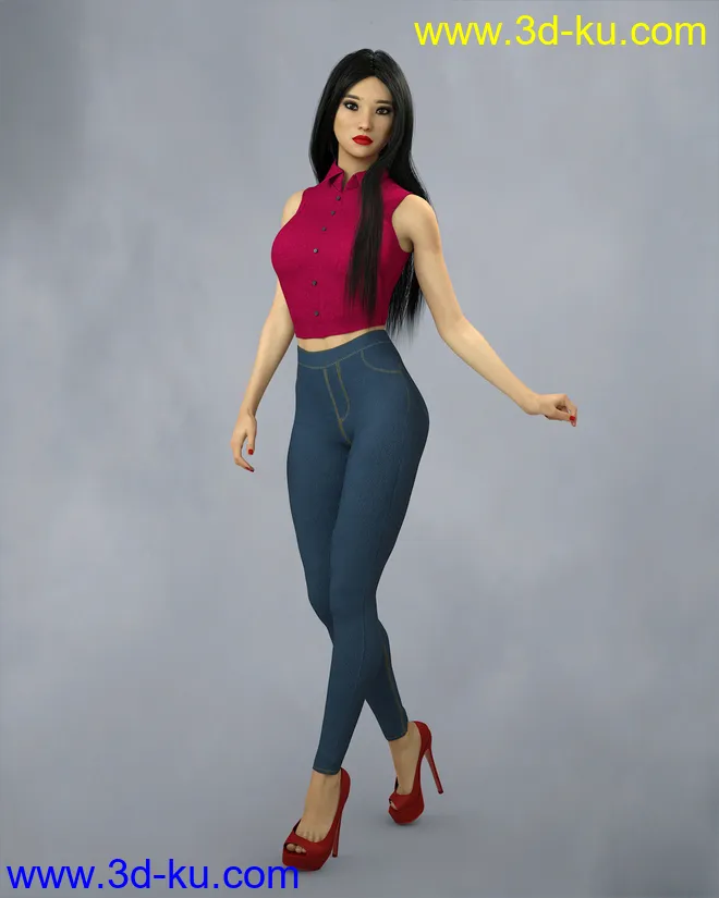 KrashWerks HUAN for Genesis 8 Female模型的图片1