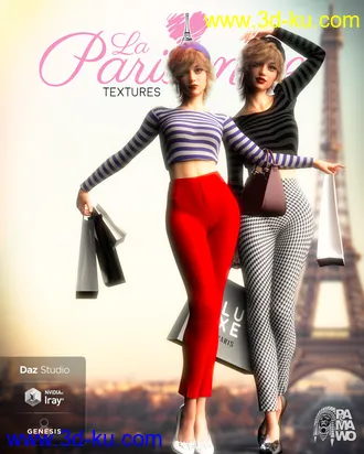 3D打印模型La Parisienne Textures for GF8的图片