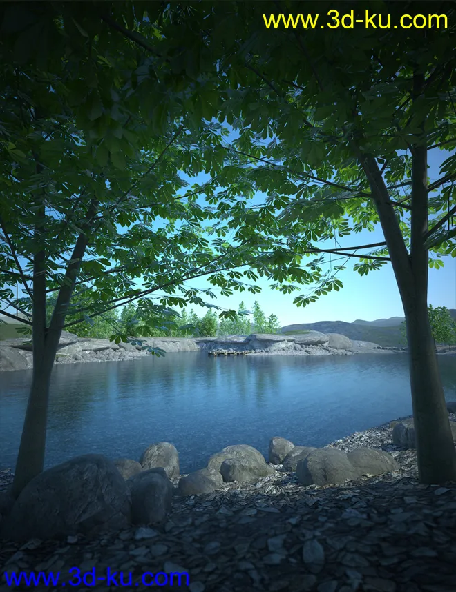 Lake Serene for End of the Tracks模型的图片1