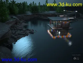 3D打印模型Lake Serene for End of the Tracks的图片