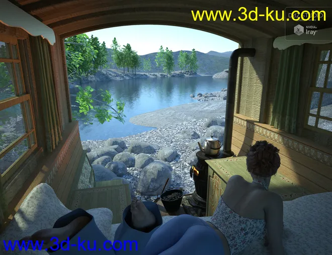 Lake Serene for End of the Tracks模型的图片5