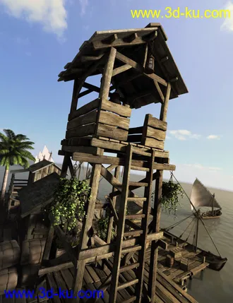 3D打印模型Lake Village的图片