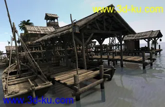 3D打印模型Lake Village的图片