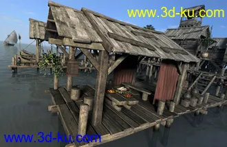 3D打印模型Lake Village的图片
