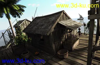 3D打印模型Lake Village的图片