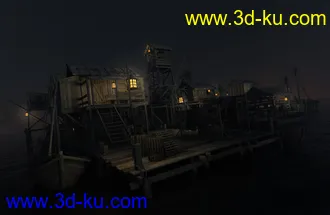 3D打印模型Lake Village的图片